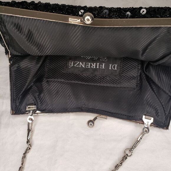 Black Beaded Evening Clutch Purse - Picture 11 of 11